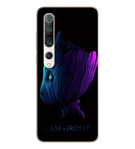 Baby Groot Tasarım Süper Şeffaf Silikon Telefon Kılıfı Xiomai Mi10- Mi 10 Pro