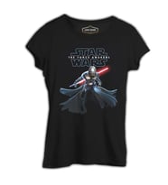 Star Wars - The Force Awakens 5 Siyah Bayan Tshirt