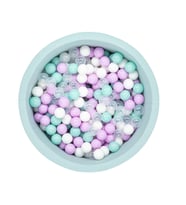 Wellgro Bubble Pop Mint Top Havuzu-Mint/Beyaz/Şeffaf/Lila (Mint Yeşili)