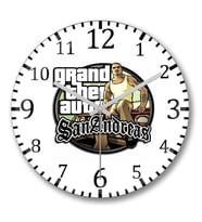 Grand Theft Auto Gta Duvar Saati Bombeli Gercek Cam