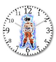 Dragonball Super Instinto Superior Duvar Saati Bombeli Gercek Cam