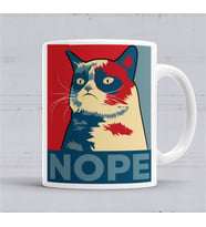 Nope Kedi Cats Kupa Bardak Porselen