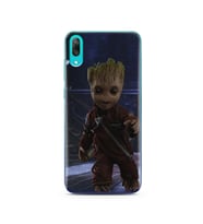 Baby Groot Tasarım Süper Şeffaf Silikon Telefon Kılıfı Huawei Y7 Pro 2019