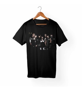 BTS Siyah Tişört