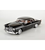 Motomax Siyah 1955 Chrysler C300 1/24 Die Cast Model Araç