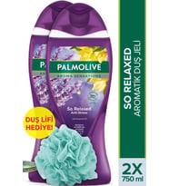Palmolive Aroma Sensations So Relaxed Aromatik Banyo ve Duş Jeli 750 ml x 2 Adet + Duş Lifi Hediye