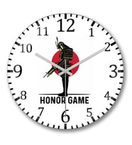 Honor Game Jogo de Honra Duvar Saati Bombeli Gercek Cam