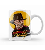 Freddy Krueger  Freddy Moon Kupa Bardak Porselen