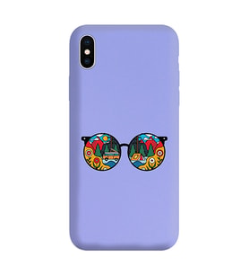 Lila Lansman Telefon Kılıfı Iphone XS
