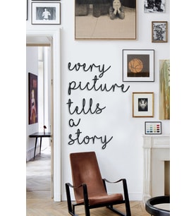 Every Picture Tells A Story Duvar Tablosu (Siyah)