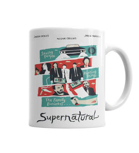 Supernatural Movie Poster Kupa Bardak Porselen