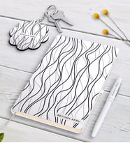 BK Gift Kişiye Özel İsimli Beyaz Defter Kalem Ve Anahtarlık Hediye Seti-24 (Model 1)