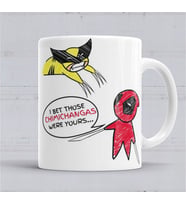 Deadpool Wolverine MarvelKupa Bardak Porselen