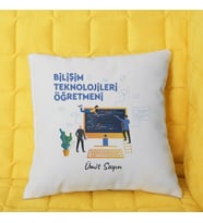Bilişim Teknolojileri Öğretmeni Hediye Yastık