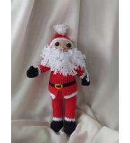 Amigurumi Noel Baba (Kırmızı-Beyaz)