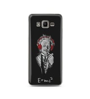 Einstein Tasarım Süper Şeffaf Silikon Telefon Kılıfı Samsung J2 Prime