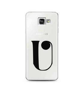 Samsung A3 (2016) Harf Tasarımlı Telefon Kılıfı U-Harfi 