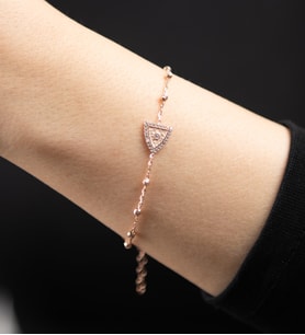 Mode Silver Toplu rose gold bileklik
