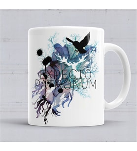 Expecto Patronum Hedwıg Watercolour Kupa Bardak