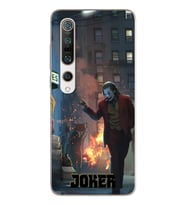 Joker Tasarımlı Süper Şeffaf Silikon Telefon Kılıfı Xiomai Mi10-pro