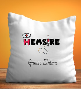 Hemşire Tasarım Yastık