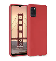 Microsonic Matte Silicone Samsung Galaxy A31 Kılıf Kırmızı