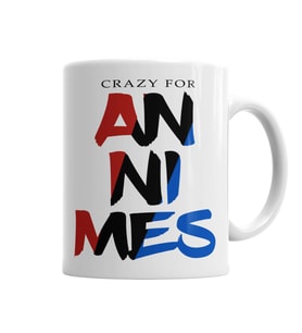Crazy For Annımes Animes Kupa Bardak Porselen