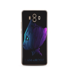 Baby Groot Tasarım Süper Şeffaf Silikon Telefon Kılıfı Huawei Mate 10 Pro 