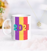 BK Gift Kişiye Özel 2024 Mutlu Yıllar Kupa ve Kar Tanesi Kolye-8 (Model 1)