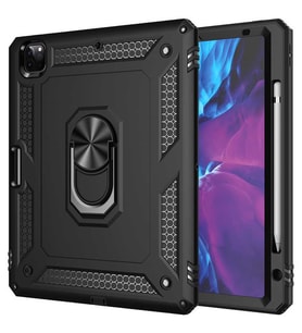 Apple iPad Pro 12.9 2020 Kılıf Zore Tablet Vega Silikon Kılıf (Siyah)