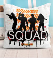 BK Gift Kişiye Özel PUBG Yastık - 10 (Beyaz)