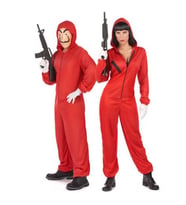 Unisex La Casa De Papel Kostümü (Kırmızı)