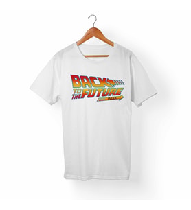Back The Future-Geleceğe Dönüş Beyaz Tişört