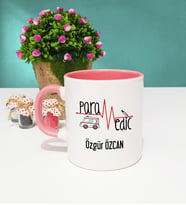 Paramedik Kupa Bardak Pembe