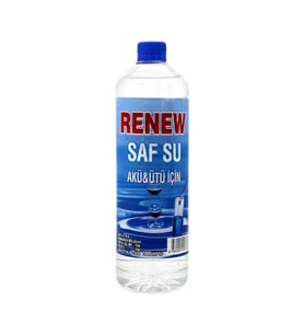 Renew Saf Su 1 Litre - Akü ve Ütü İçin Kullanıma Uygundur