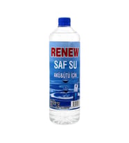 Renew Saf Su 1 Litre - Akü ve Ütü İçin Kullanıma Uygundur