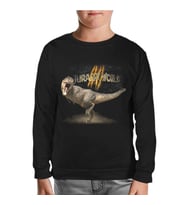 Jurassic World T-Rex Siyah Çocuk Sweatshirt