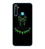 Black Panter Tasarım Süper Şeffaf Silikon Telefon Kılıfı Oppo Realmi 6i