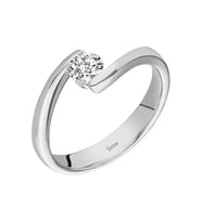Sirius F Renk 0,35 Karat Pırlanta Tektaş Yüzük 0723R0156