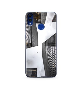 Bina Tasarımlı Süper Şeffaf Silikon Telefon Kılıfı Huawei Honor 8c