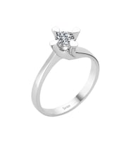 Sirius F Renk 0,39 Karat Pırlanta Tektaş Yüzük 0724R0089