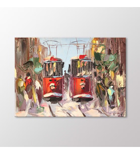 Arty Tablo Tramvay Tablo (Karışık)