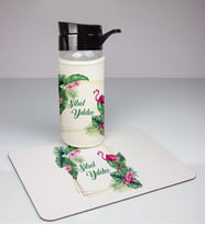 Kişiye Özel Tasarım Cam Matara Ve Mousepad Ofis Seti 94384