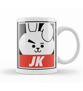 Bt21 JK Bts Kupa Bardak Porselen