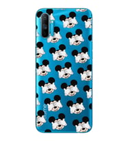 Mickey Tasarımlı Süper Şeffaf Silikon Telefon Kılıfı Oppo Realmi C3