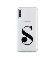 Samsung A70 Harf Tasarımlı Telefon Kılıfı S-Harfi 