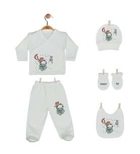 Pia Baby GL 2014 İsme Özel Küçük Prens Beşli Zıbın Set