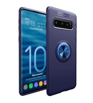 Microsonic Samsung Galaxy S10 Kılıf Kickstand Ring Holder Lacivert