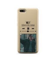 No.1 Mp3 Tasarımlı Süper Şeffaf Silikon Telefon Kılıfı Huawei Honor 7s-Y5 (2018)