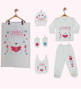 Pia Baby Gl 1945-07 İsme Özel Battaniye Zıbın Set